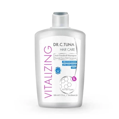 image of ANTIDANDRUFF SHAMPOO 500 ML DR C TUNA VITALIZING
