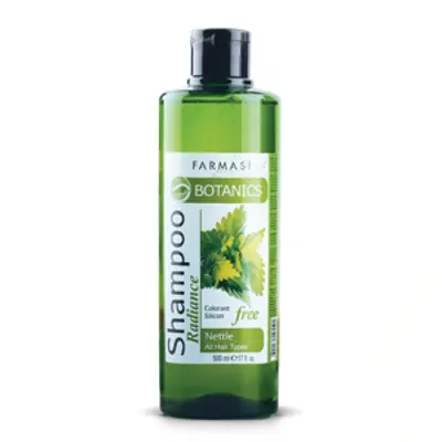 image of BOTANICS RADIANCE SHAMPOO WITH NETTLE EXTRACT 500 ML